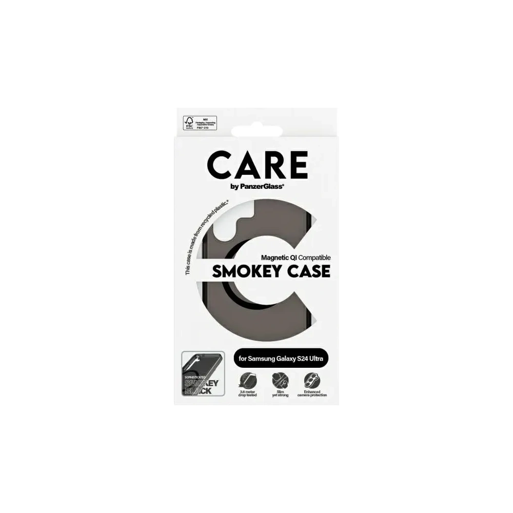 Hurtownia GSM - CARE de PanzerGlass Flagship QI Case Samsung Galaxy S24 Ultra fum - PZG747 - {ean13} - Hurt