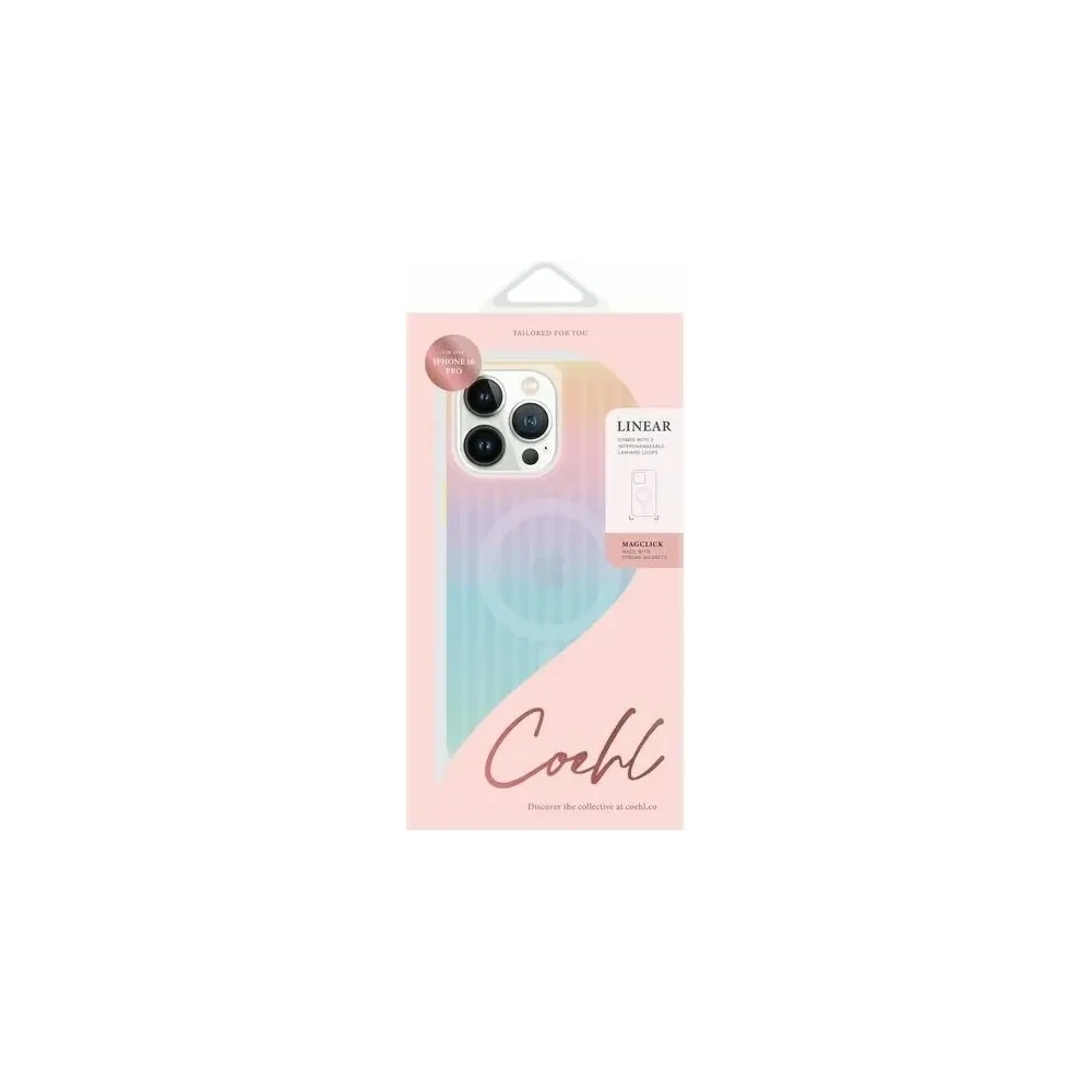 Hurtownia GSM - Etui UNIQ Coehl Linear Apple iPhone 16 Pro Magnetic Charging opal/iridescent - UNIQ1407 - {ean13} - Hurt