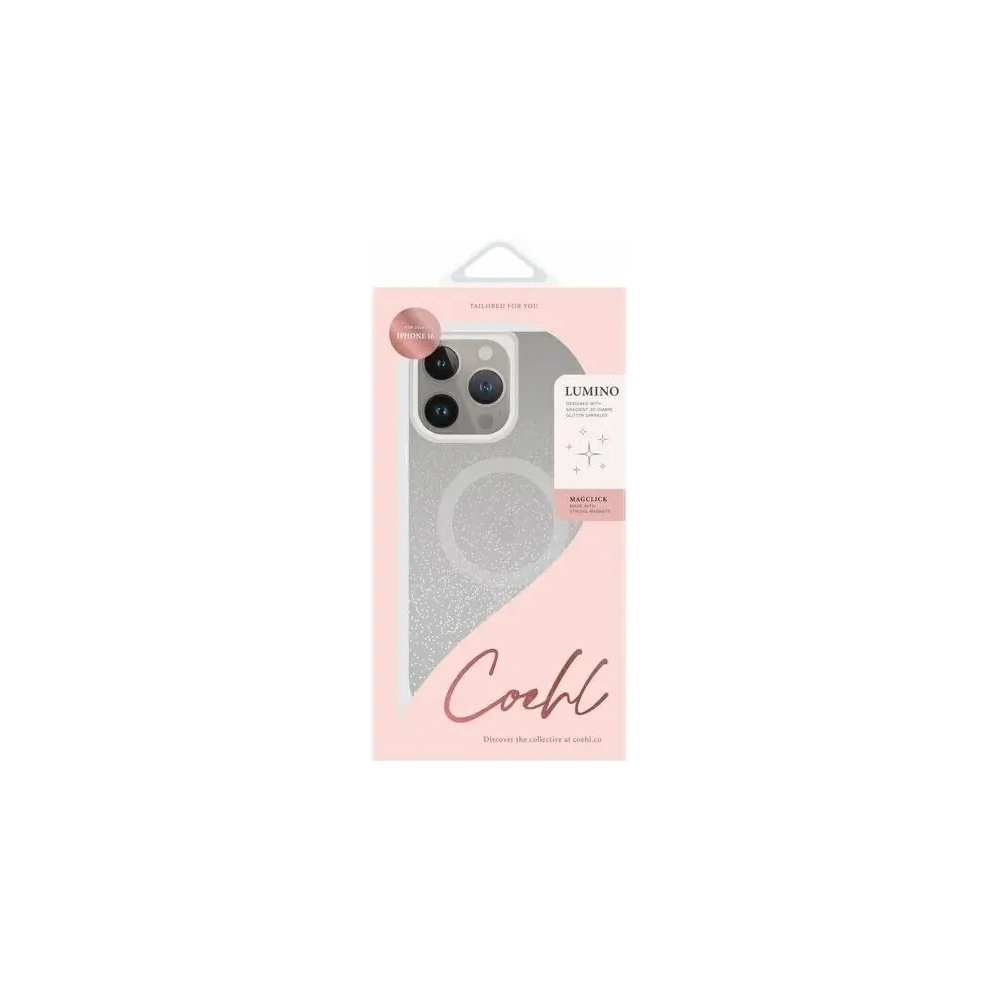 Hurtownia GSM - UNIQ Coehl Lumino Apple iPhone 16 Magnetic Töltés csillogó ezüst - UNIQ1408 - {ean13} - Hurt