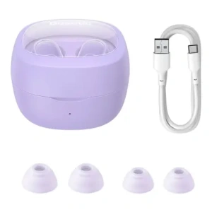 Wholesale Baseus Bowie WM02 OS wireless headphones TWS Bluetooth 5.3 purple - BSU8903 - {ean13} - Hurt