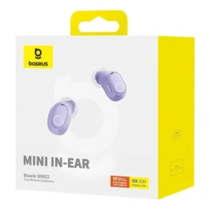 Wholesale Baseus Bowie WM02 OS wireless headphones TWS Bluetooth 5.3 purple - BSU8903 - {ean13} - Hurt