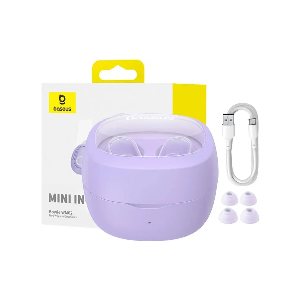 Hurtownia GSM - Baseus căști wireless Bowie WM02 OS TWS Bluetooth 5.3 violet - BSU8903 - {ean13} - Hurt