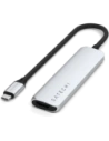 Hurtownia GSM - Satechi adaptor multiport USB-C Slim 4-in-1 4K USB-C / 2xUSB-A, USB-C, 4K HDMI argintiu - STH172 - {ean13} - Hurt