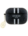 Etui Guess GUAP2P4RPSK Apple AirPods Pro 2 (2022/2023) kryt 4G tištěné pruhy charm černý/black