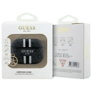 Hurtownia GSM - Etui Guess GUAP2P4RPSK Apple AirPods Pro 2 (2022/2023) cover 4G Printed Stripes Charm czarny/black - GUE4236 - {ean13} - Hurt