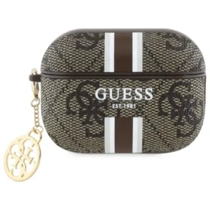 Hurtownia GSM - Etui Guess GUAP2P4RPSW Apple AirPods Pro 2 (2022/2023) cover 4G Printed Stripes Charm brązowy/brown - GUE4237 - {ean13} - Hurt
