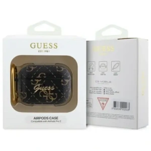 Hurtownia GSM - Guess GUAP2PG4GPK Apple AirPods Pro 2 (2022/2023) borító 4G Hook fekete - GUE4239 - {ean13} - Hurt