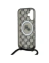 Hurtownia GSM - Karl Lagerfeld KLHMP16SHCKCKLCK Apple iPhone 16 kemény tok IML Crossbody Monogram Karl & Choupette Head MagSafe fekete - KLD21861 - {ean13} - Hurt