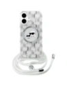 Hurtownia GSM - Karl Lagerfeld KLHMP16SHCKCKLCT Apple iPhone 16 hardcase IML Crossbody Monogram Karl & Choupette Head MagSafe transparent - KLD21862 - {ean13} - Hurt