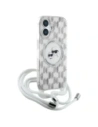 Hurtownia GSM - Karl Lagerfeld KLHMP16SHCKCKLCT Apple iPhone 16 hardcase IML Crossbody Monogram Karl & Choupette Head MagSafe transparent - KLD21862 - {ean13} - Hurt