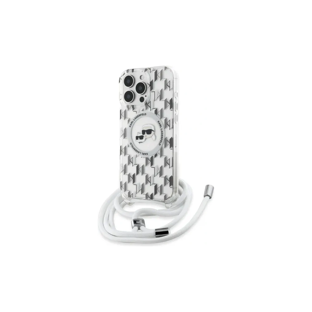 Hurtownia GSM - Karl Lagerfeld KLHMP16XHCKCKLCT Apple iPhone 16 Pro Max husă IML Crossbody Monogram Karl & Choupette Head MagSafe transparent - KLD21864 - {ean13} - Hurt