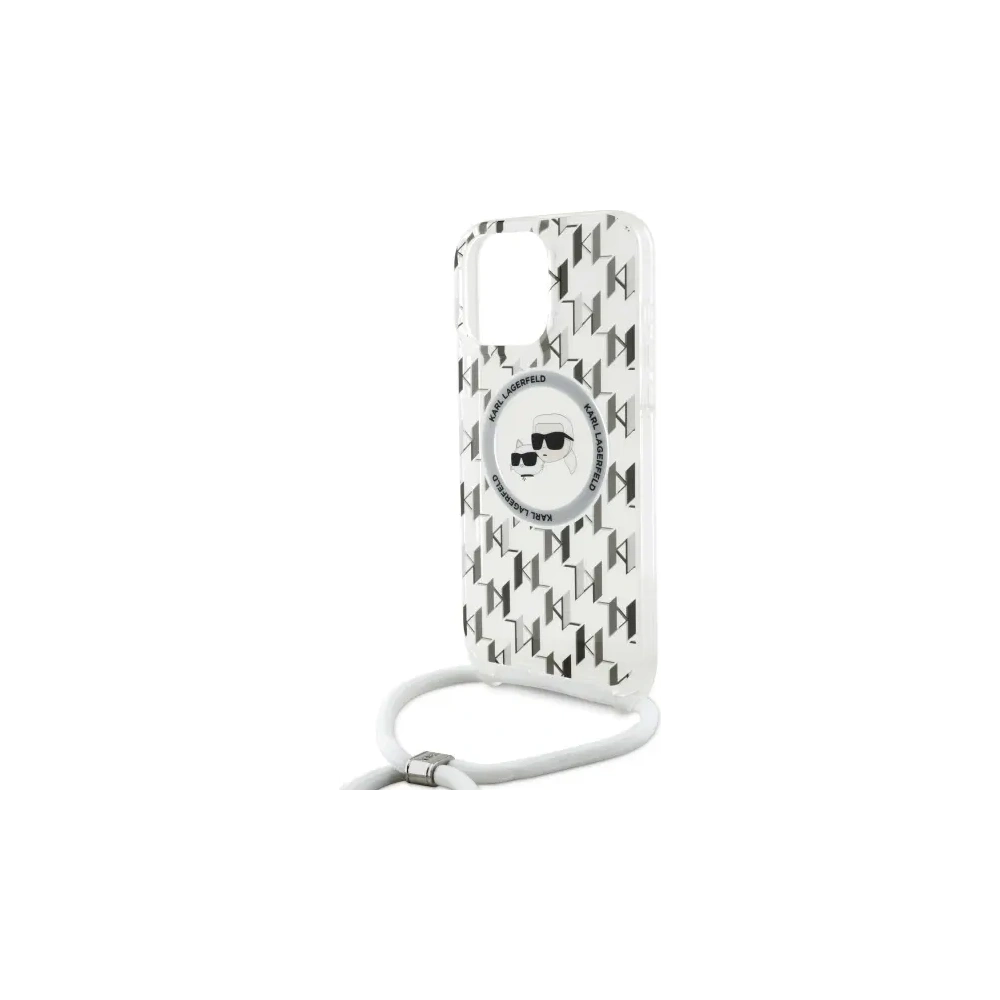 Hurtownia GSM - Karl Lagerfeld KLHMP16XHCKCKLCT Apple iPhone 16 Pro Max husă IML Crossbody Monogram Karl & Choupette Head MagSafe transparent - KLD21864 - {ean13} - Hurt