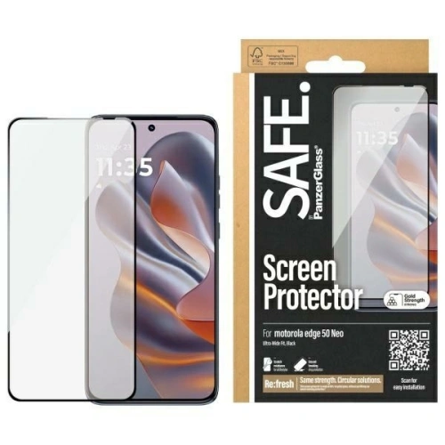 Szkło hartowane SAFE by PanzerGlass Motorola Edge 50 Neo Screen Protection Ultra-Wide Fit