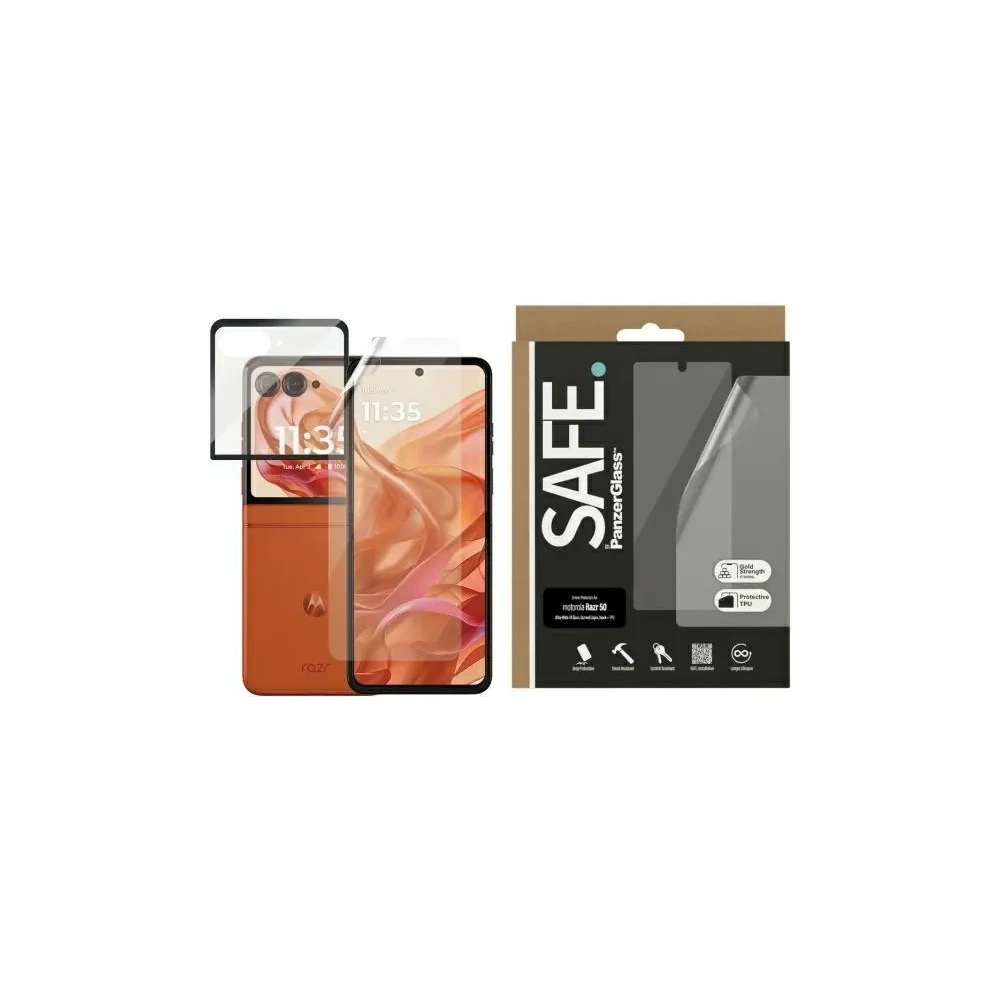 Szkło hartowane SAFE by PanzerGlass Motorola Razr 50 Screen Protection Ultra-Wide Fit