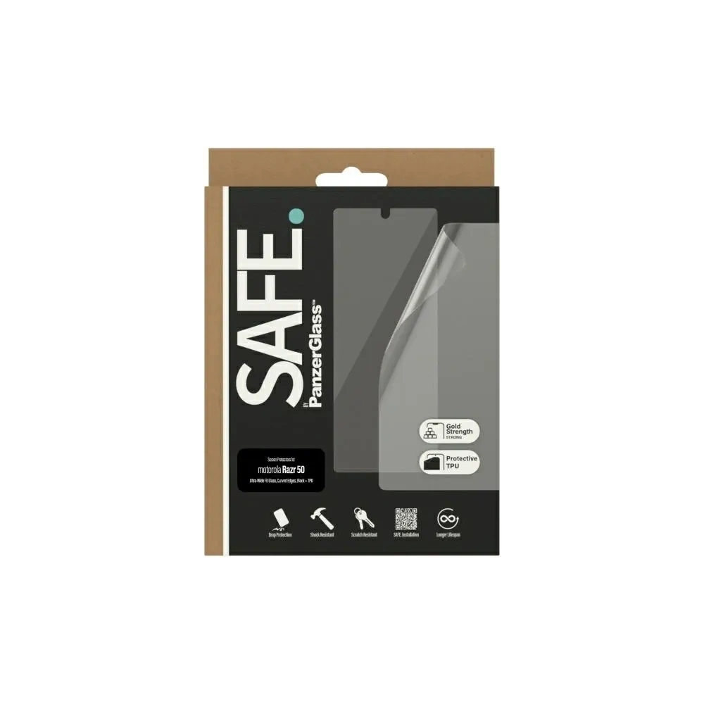 Szkło hartowane SAFE by PanzerGlass Motorola Razr 50 Screen Protection Ultra-Wide Fit