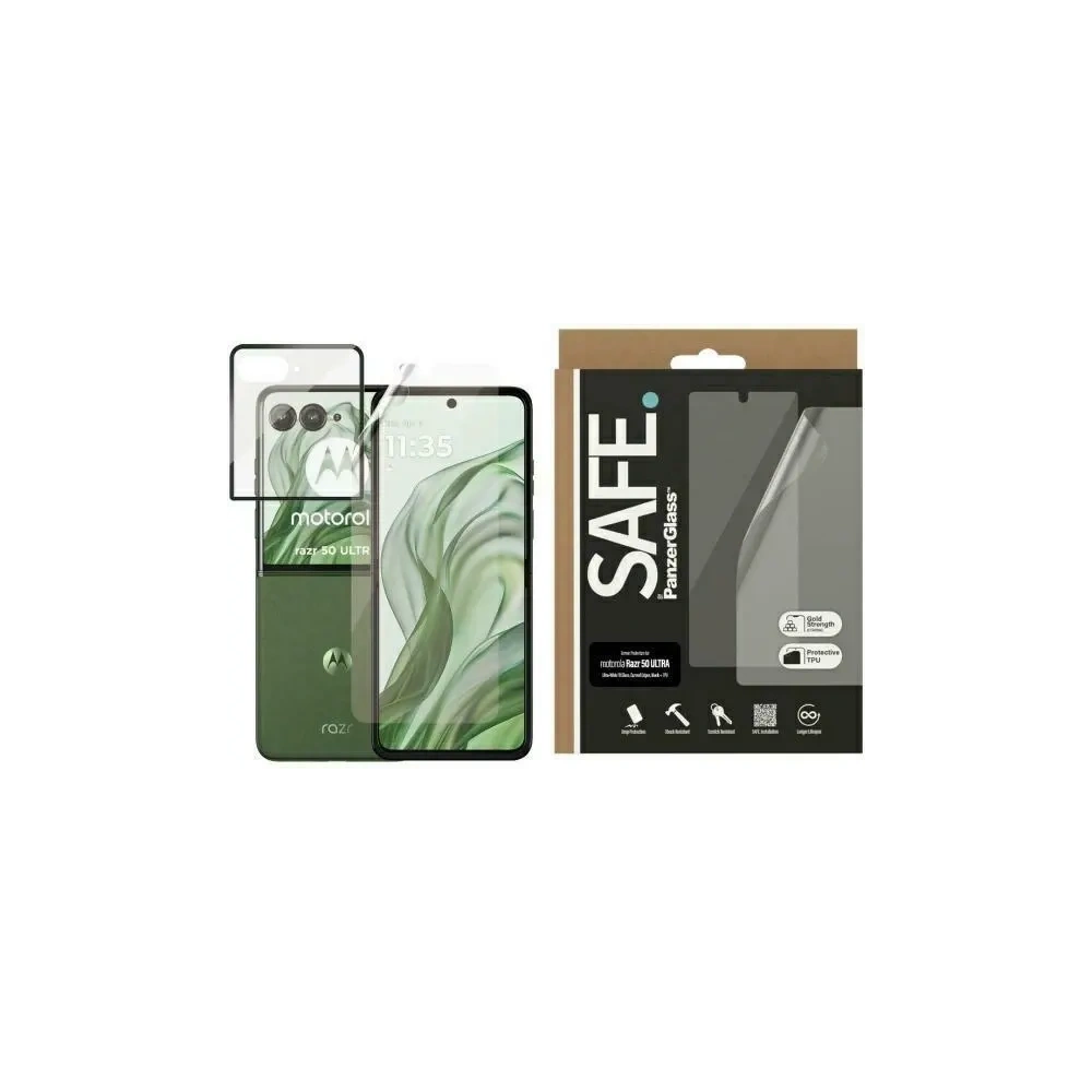 Szkło hartowane SAFE by PanzerGlass Motorola Razr 50 Ultra Screen Protection Ultra-Wide Fit