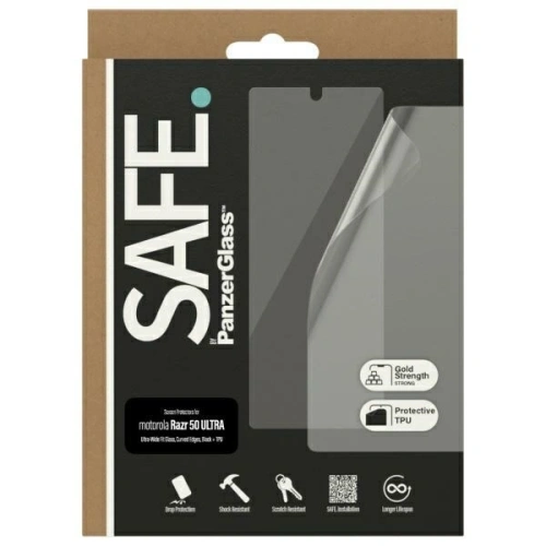 Szkło hartowane SAFE by PanzerGlass Motorola Razr 50 Ultra Screen Protection Ultra-Wide Fit
