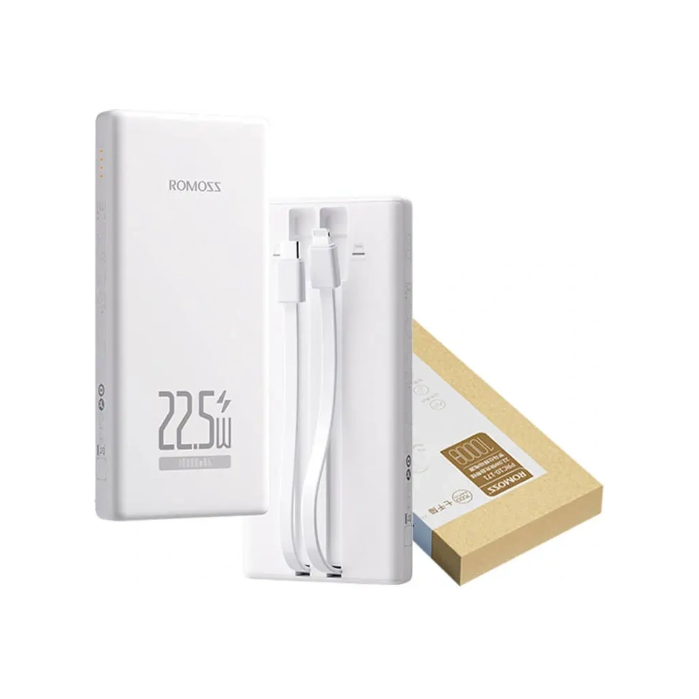 Hurtownia GSM - Romoss PRC10 Powerbank 10000mAh 22.5W (alb) - ROM59 - {ean13} - Hurt