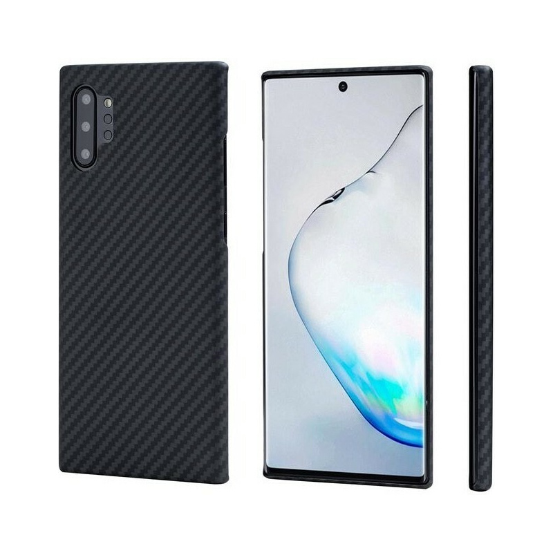 Pitaka Distributor - - PIT009BLKGRYTWL - Pitaka MagEz Case Samsung Galaxy Note 10+ Plus Black/Gray (Twill) - B2B homescreen
