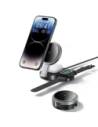 USAMS US-CD234 15W 3-in-1 Încărcător Wireless pentru Apple iPhone / Apple Watch / Apple AirPods