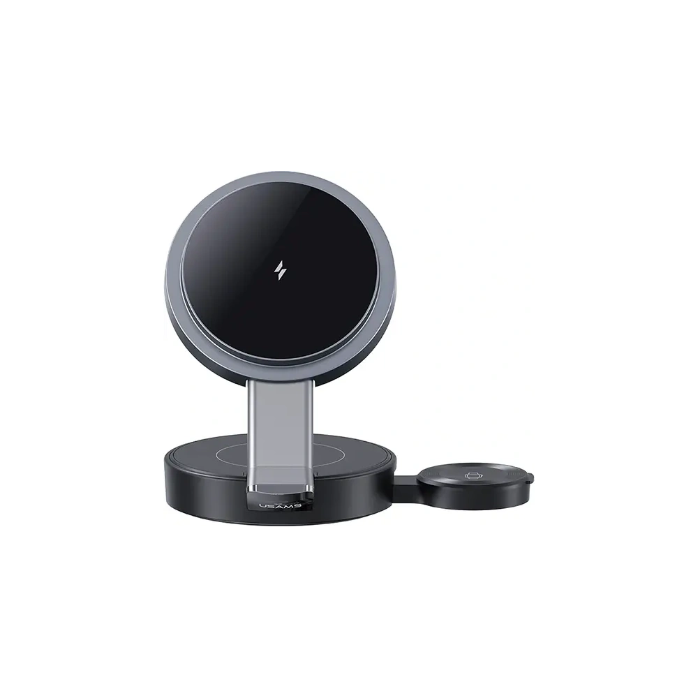 Hurtownia GSM - USAMS US-CD234 15W 3 az 1-ben Vezeték nélküli Töltő Apple iPhone / Apple Watch / Apple AirPods számára - USA1222 - {ean13} - Hurt