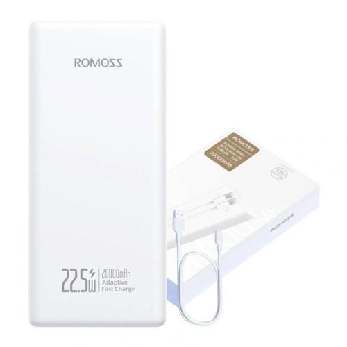 Powerbank Romoss PRC20 20000mAh 22.5W (biały)