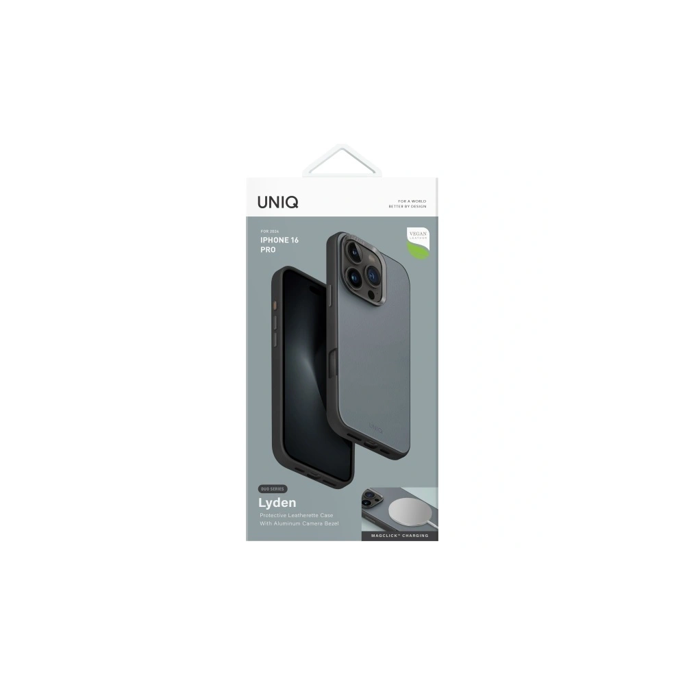 Hurtownia GSM - Etui UNIQ Lyden DS Apple iPhone 16 Pro Magclick Charging niebiesko-czarny/washed blue-black - UNIQ1419 - {ean13} - Hurt