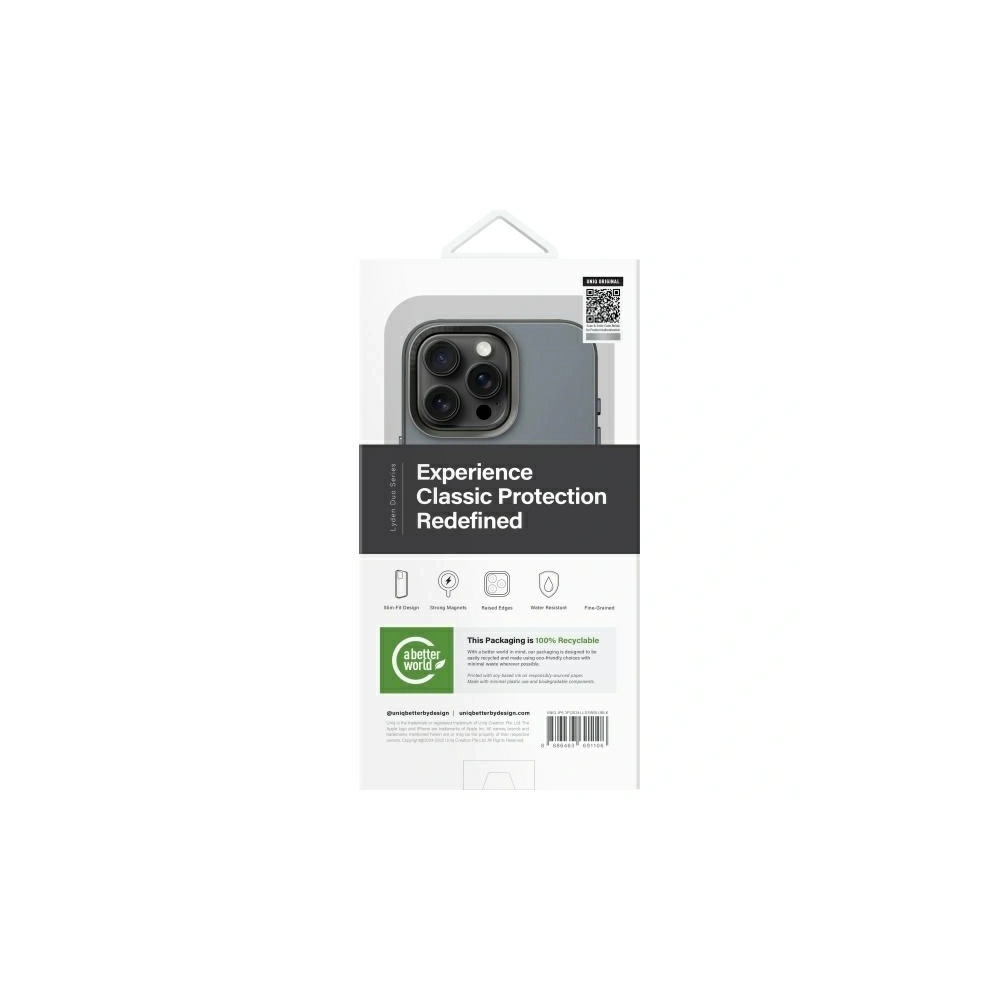 Hurtownia GSM - Etui UNIQ Lyden DS Apple iPhone 16 Pro Magclick Charging niebiesko-czarny/washed blue-black - UNIQ1419 - {ean13} - Hurt