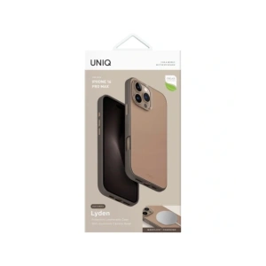 Wholesale UNIQ Lyden DS Apple iPhone 16 Pro Max Magclick Charging brown-flint grey - UNIQ1421 - {ean13} - Hurt