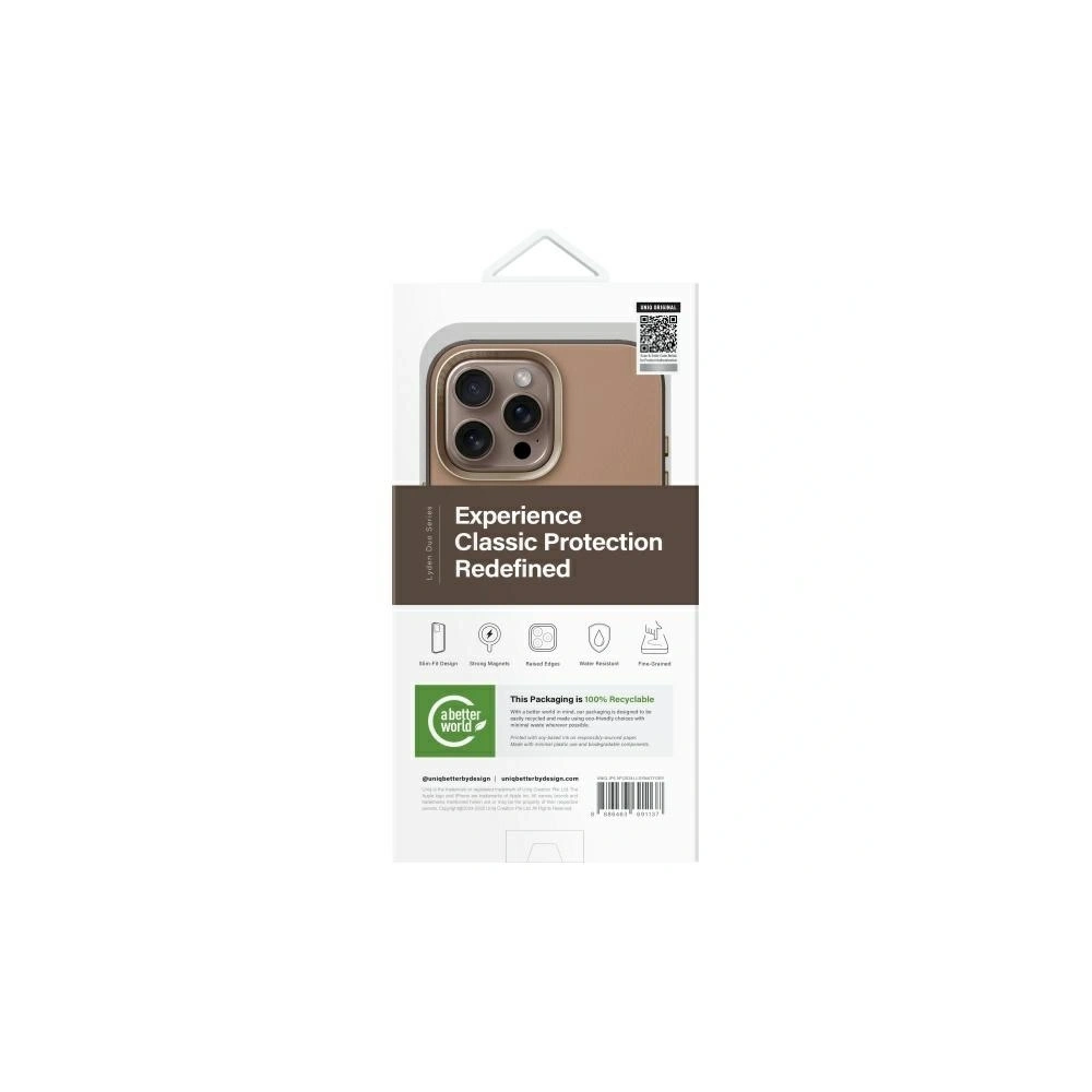 Hurtownia GSM - UNIQ Lyden DS Apple iPhone 16 Pro Max Magclick Töltés barna-kőszürke - UNIQ1421 - {ean13} - Hurt