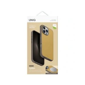 Wholesale UNIQ Lyden DS Apple iPhone 16 Pro Max Magclick Charging yellow-grey - UNIQ1424 - {ean13} - Hurt