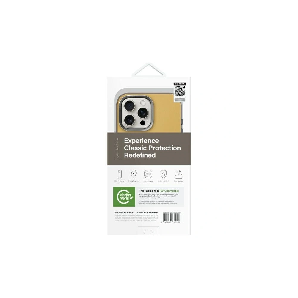 Hurtownia GSM - UNIQ Lyden DS Apple iPhone 16 Pro Max Magclick Töltés sárga-szürke - UNIQ1424 - {ean13} - Hurt