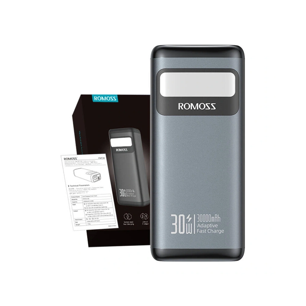 Hurtownia GSM - Romoss PMT30 Powerbank 30000mAh 30W (negru) - ROM63 - {ean13} - Hurt