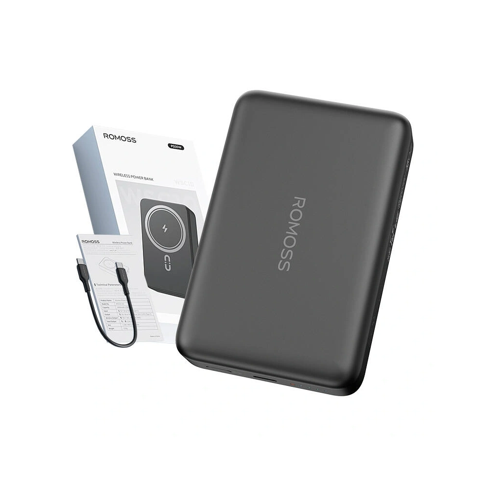 Hurtownia GSM - Romoss WSC10 Powerbank 10000mAh 20W (negru) - ROM68 - {ean13} - Hurt