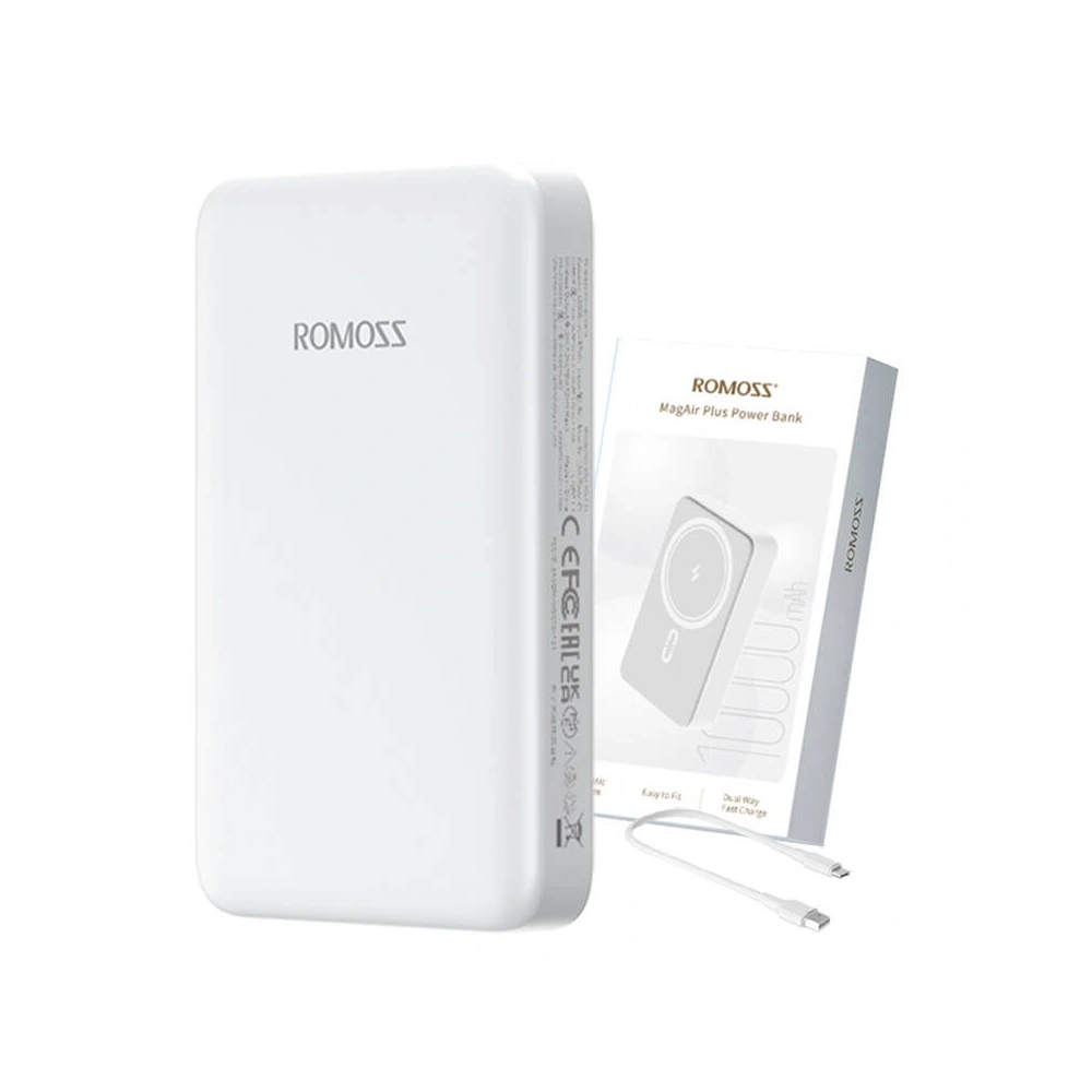 Hurtownia GSM - Powerbank Romoss WSC10 10000mAh 20W (bílý) - ROM69 - {ean13} - Hurt