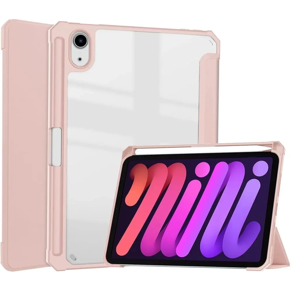 Hurtownia GSM - Bizon Case Tab Clear Matt Apple iPad mini 2021 6. generáció / iPad mini 8.3" 2024 7. generáció rózsaarany - BIZ7869 - {ean13} - Hurt