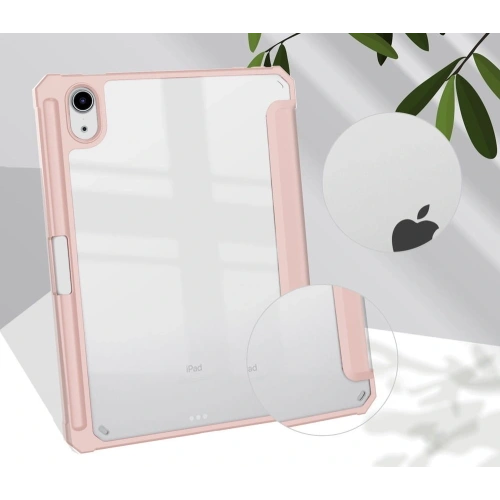 Etui Bizon Case Tab Clear Matt do Apple iPad mini 2021 (6. generacji) / iPad mini 8.3" 2024 (7. generacji) różowozłote