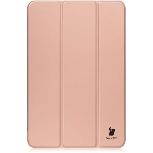 Etui Bizon Case Tab Clear Matt do Apple iPad mini 2021 (6. generacji) / iPad mini 8.3" 2024 (7. generacji) różowozłote
