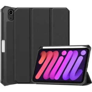 Hurtownia GSM - Bizon Case Tab Lizard Apple iPad mini 2021 6 gen / iPad mini 8.3" 2024 7 gen negru - BIZ7870 - {ean13} - Hurt