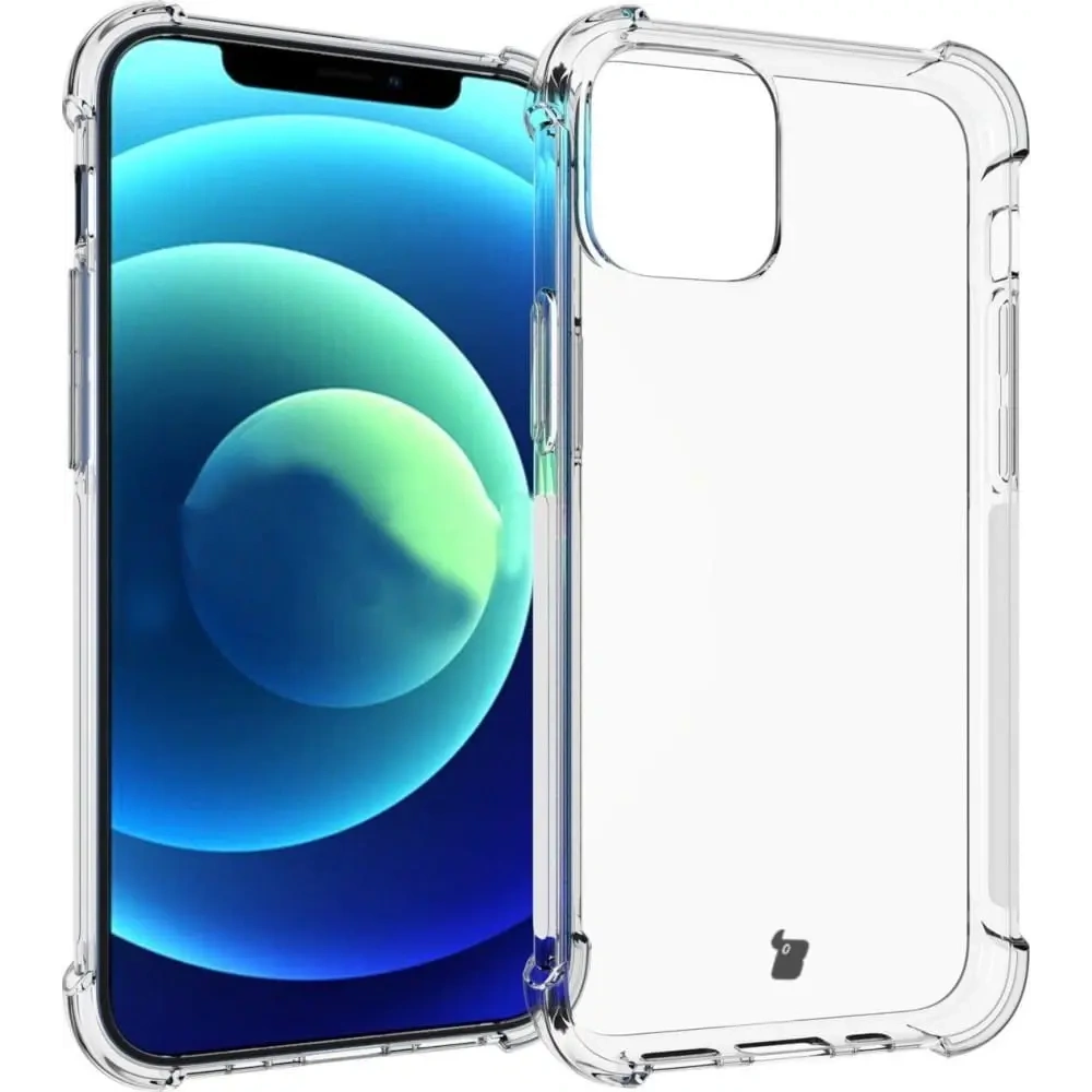 Wholesale Bizon Case Clear Pack case + 2x screen glass + lens glass Apple iPhone 12 Mini clear - BIZ7871 - {ean13} - Hurt