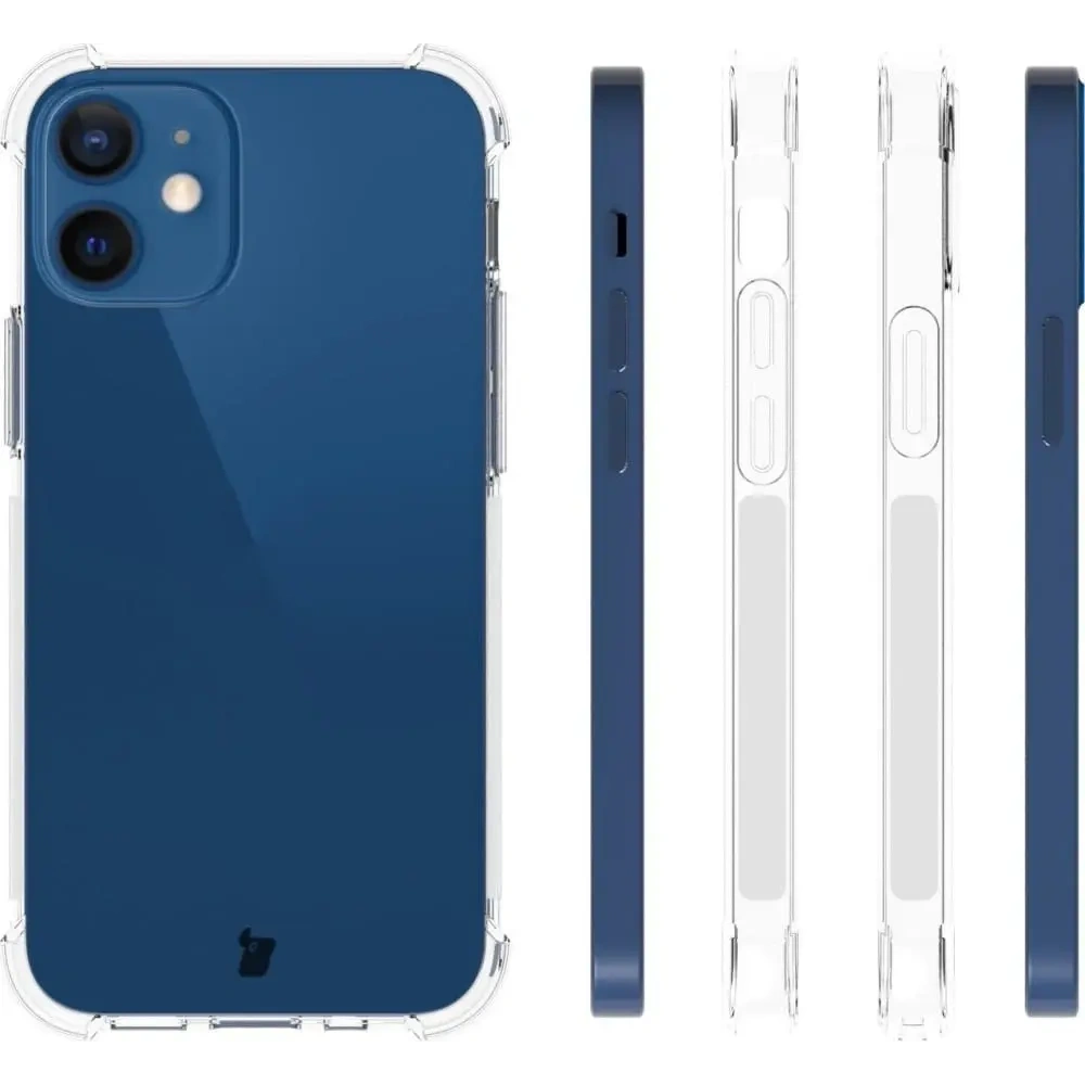 Hurtownia GSM - Bizon Case Clear Pack Hülle + 2x Displayschutzglas + Linsenschutzglas Apple iPhone 12 Mini klar - BIZ7871 - {ean13} - Hurt