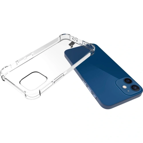 Etui + 2x szkło na ekran + szkło na obiektyw Bizon Case Clear Pack do Apple iPhone 12 Mini przezroczyste