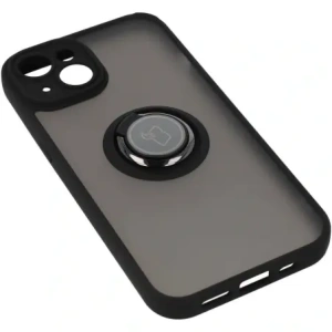 Wholesale Bizon Case Hybrid Ring Apple iPhone 14 smoky with a black frame - BIZ7872 - {ean13} - Hurt