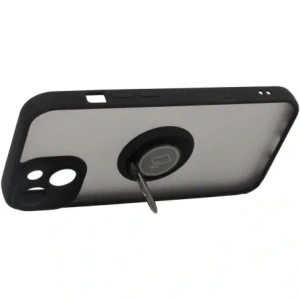 Wholesale Bizon Case Hybrid Ring Apple iPhone 14 smoky with a black frame - BIZ7872 - {ean13} - Hurt