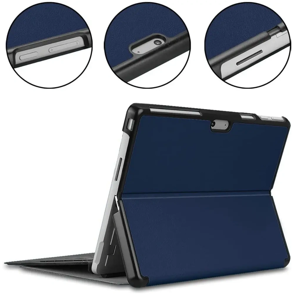 Wholesale Bizon Case Tab Croc Microsoft Surface Pro 11 / 10 / 9 navy blue - BIZ7876 - {ean13} - Hurt