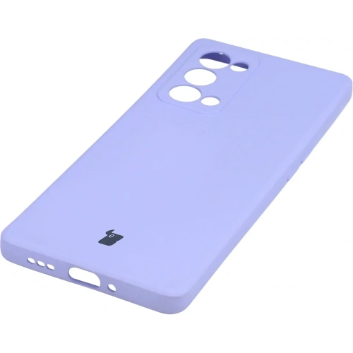 Etui Bizon Case Silicone do Oppo Reno 6 Pro fioletowe