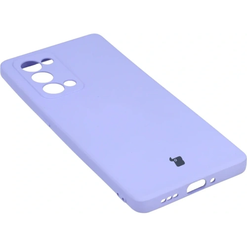 Etui Bizon Case Silicone do Oppo Reno 6 Pro fioletowe