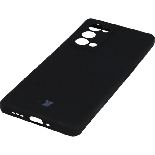 Etui Bizon Case Silicone do Oppo Reno 6 Pro czarne