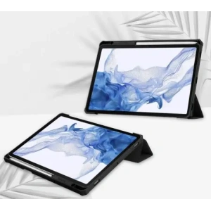 Hurtownia GSM - Caz Bizon Tab Clear Matt Samsung Galaxy Tab S8 / S7 negru - BIZ7884 - {ean13} - Hurt
