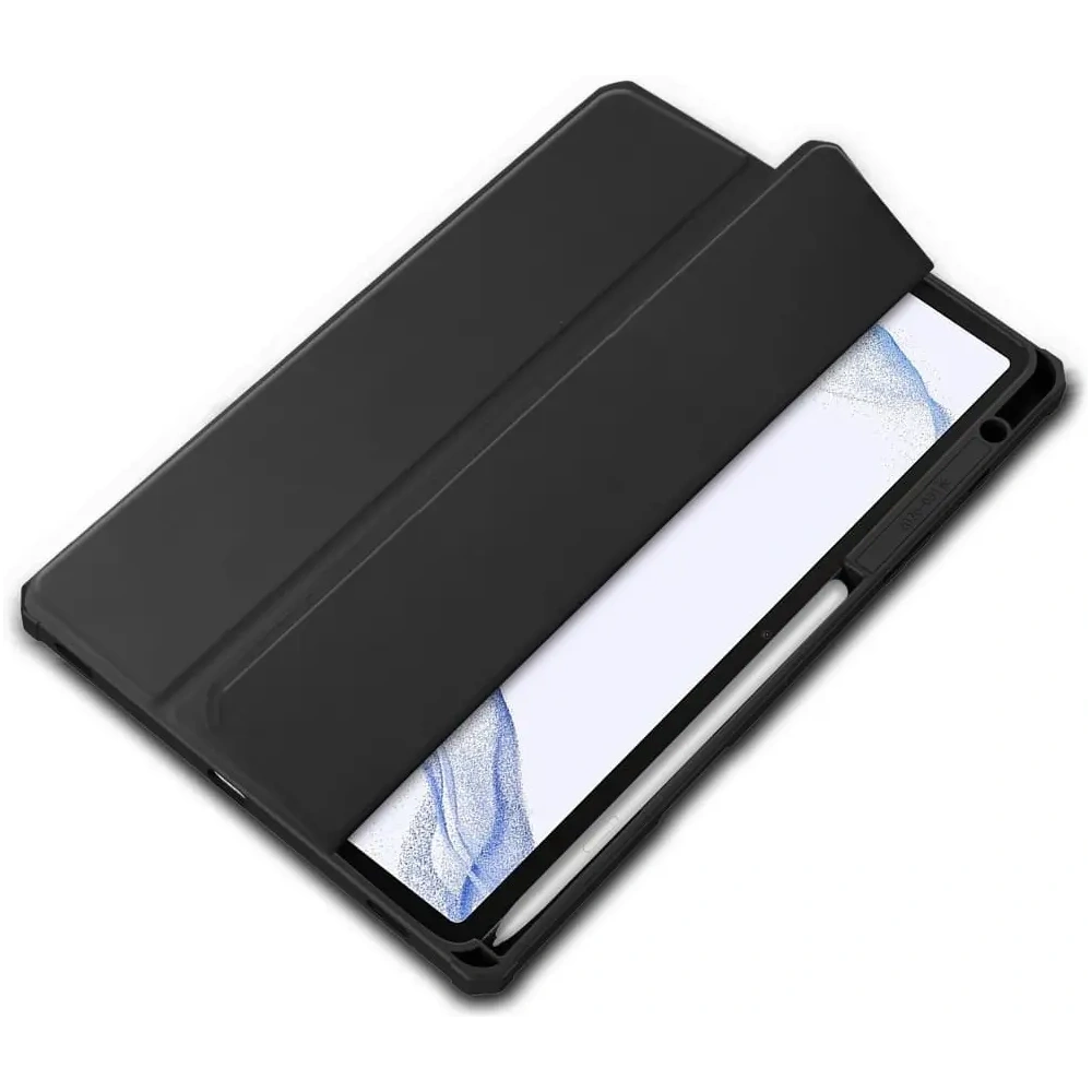 Hurtownia GSM - Caz Bizon Tab Clear Matt Samsung Galaxy Tab S8 / S7 negru - BIZ7884 - {ean13} - Hurt